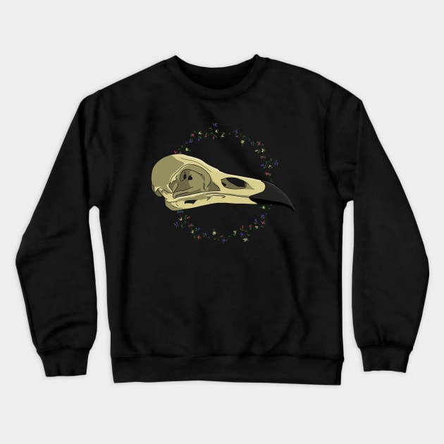 The Raven Crewneck Sweatshirt by the-bone-weaver 